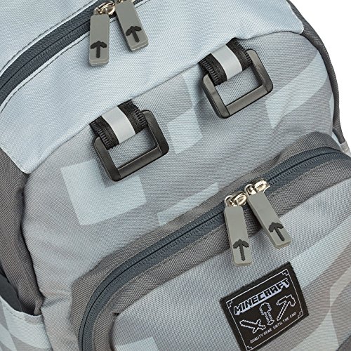 jinx minecraft miner mini backpack Kids 12" Backpack, Grey, Small Fashion inch Minecraft Backpack is ideal for all of your school needs Jinx Minecraft Miner Kids Mini