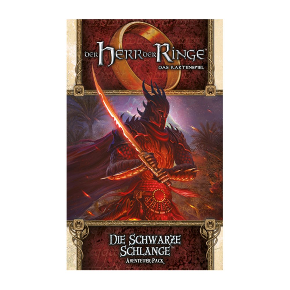 Fantasy Flight Games Asmodee The Lord of the Rings: LCG - The Black Snake | Expansion | Card Game | Deck Building | 2 Players | From 14+ Years | 30+ Minutes | German