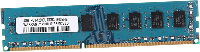 Nicfaky 4GB DDR3 RAM 1600MHz PC3-12800 Desktop Memory 240Pin DIMM for AMD