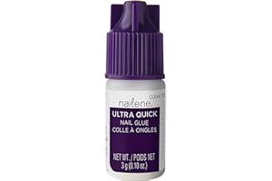 Nailene Super Strong, Fast-Drying Nail Glue – Durable, Easy to Apply False Nail Glue – Repairs Natural Nails – Quick-Drying Nail Adhesive Lasts Up to 7 Days, 3 Gram