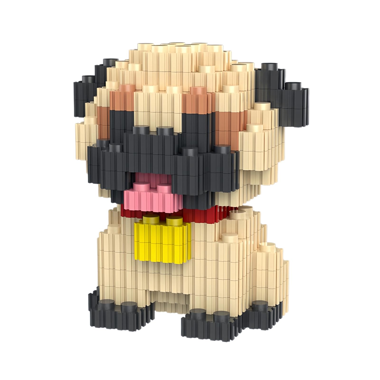 NOOLY Micro Dog Building Blocks, Pet Bricks Sets for Adults and Boys Girls CLJM-01 (Pug) — image 1