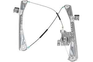 TRQ Front Right Window Regulator Passenger Side Compatible with 2000-2002 Jaguar S-Type Lincoln LS