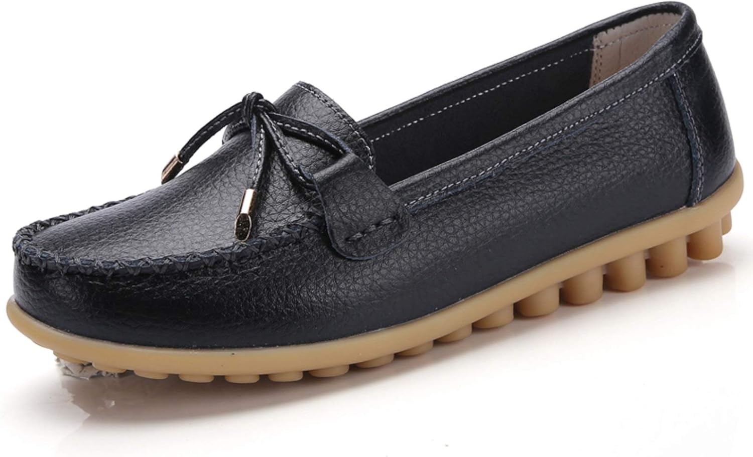 venuscelia women's natural comfort walking flat loafer