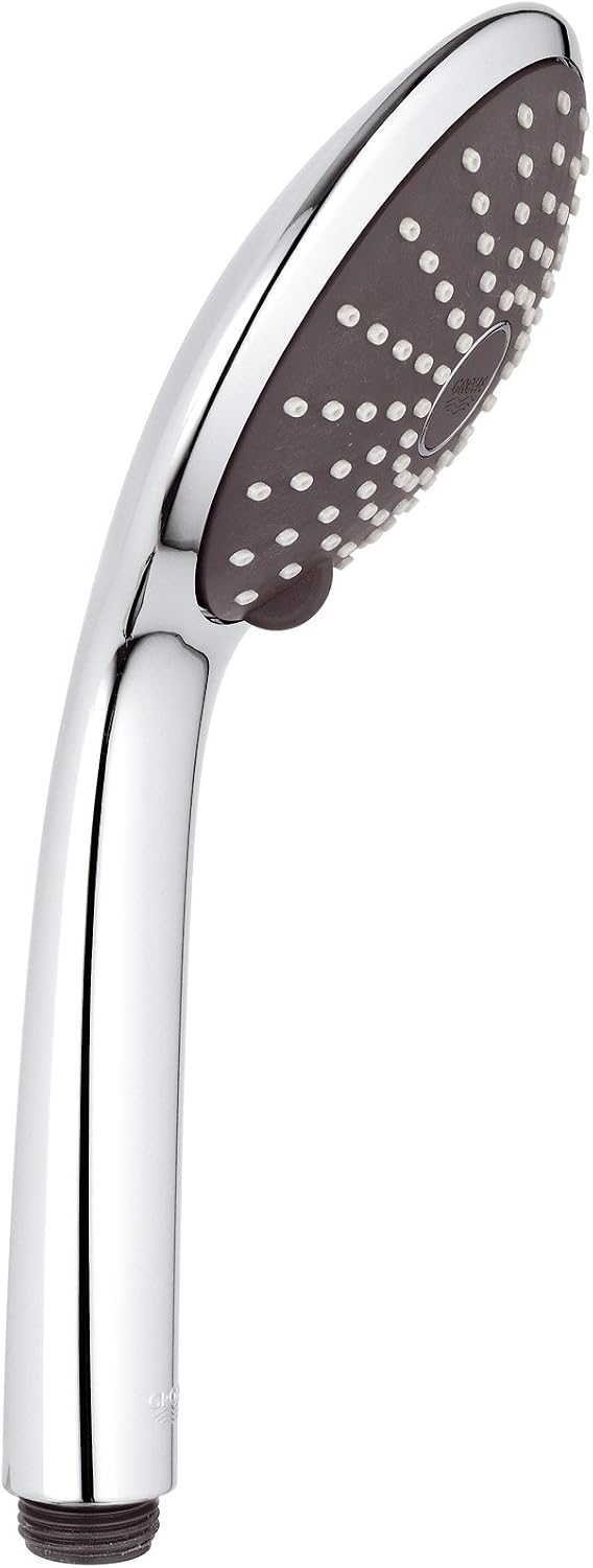 GROHE Vitalio Joy 110, Hand Shower 11 cm (2 Spray Patterns, Water Saving 9.5 l/min Flow Limiter, Anti-Limescale System