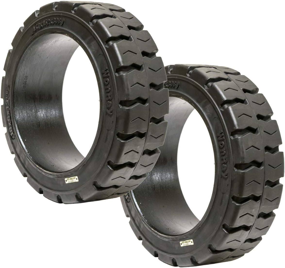 Set of 2 18x6x12.125 18x6x12 1/8 Solid PressOn Traction
