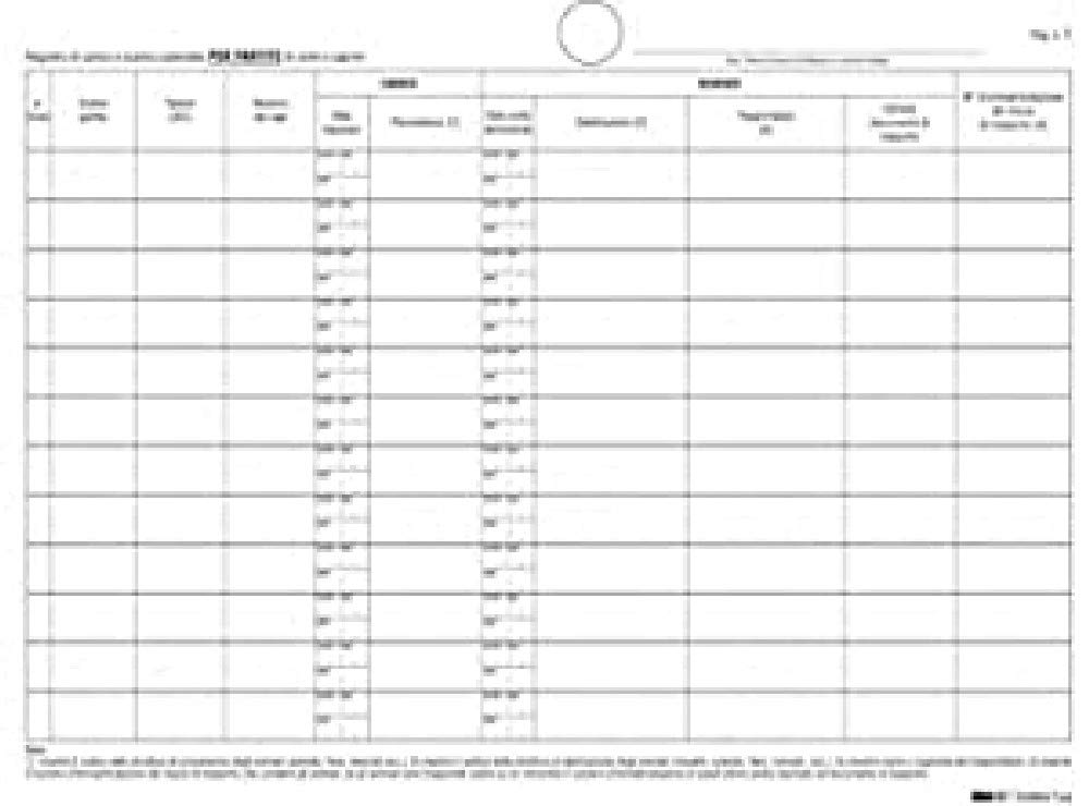 Edipro E2884/1 Load/Exhaust Register Ovini/Caprini 23 Numerated Pages F.to 24.5 x 31