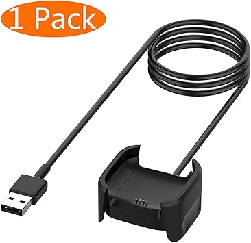 KingAcc Cargador para Fitbit Versa 2, Cable de Cargador Compatible ...