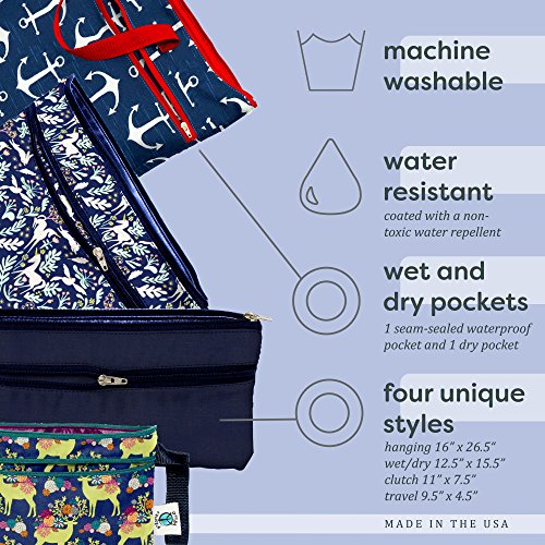 Planet Wise Travel Wet Dry Bag, Black