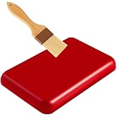 Heigble 2.2 lb Red Cheese Wax Block for Preserving Cheese with Brush | Food Grade Formula, Melting Point 70C, Long Term Storage Solution, Variety of Types, Refined Preserving Quality with Brush