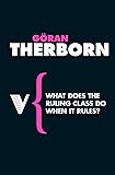 What Does the Ruling Class Do When It Rules?: State Apparatuses and State Power under Feudalism, Capitalism and Socialism (Radical Thinkers)