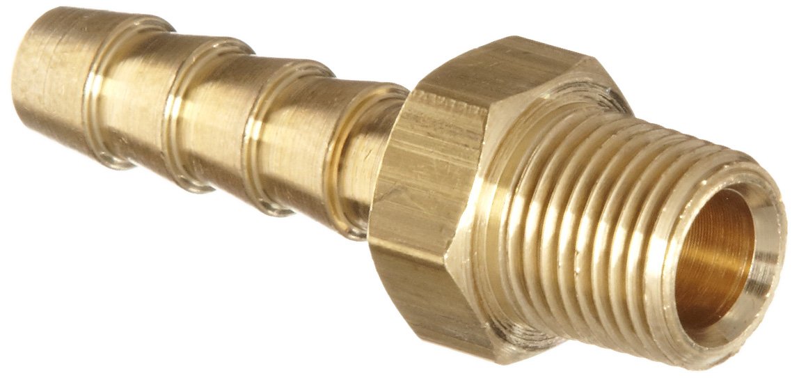 Dixon BN86 Brass Hose Fitting Adapter 3/4 NPTF Male x 1 Hose ID Barbed