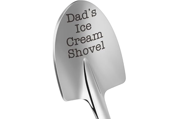 Dad Fathers Day Birthday Gift, from Daughter/Son, Fathers Day for Dad Daddy Grandpa Husband, Funny Dad's Ice Cream Shovel Dad