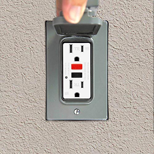 10 Pack ELECTECK 15A Weather Resistant GFCI Outlets, Tamper Resistant GFI Receptacles with LED