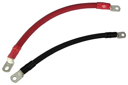 SuRCLe Red and Black 35 Sq Mm Battery Connecting Cables (1 Feet Each)