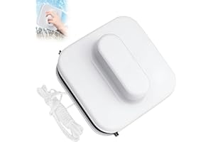 FACISACO Magnetic Windshield Cleaner Tool,Windshield Magnetic Car Window Cleaner, Double-Sided Window Cleaner Glass Wiper, Magnetic Windshield Cleaner for High Rise, Car Glazed (1, Square)