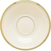 Lenox 140104040 Eternal Saucer, 1 Piece, Porcelain, 6" x 6", Service for 1, Porcelain