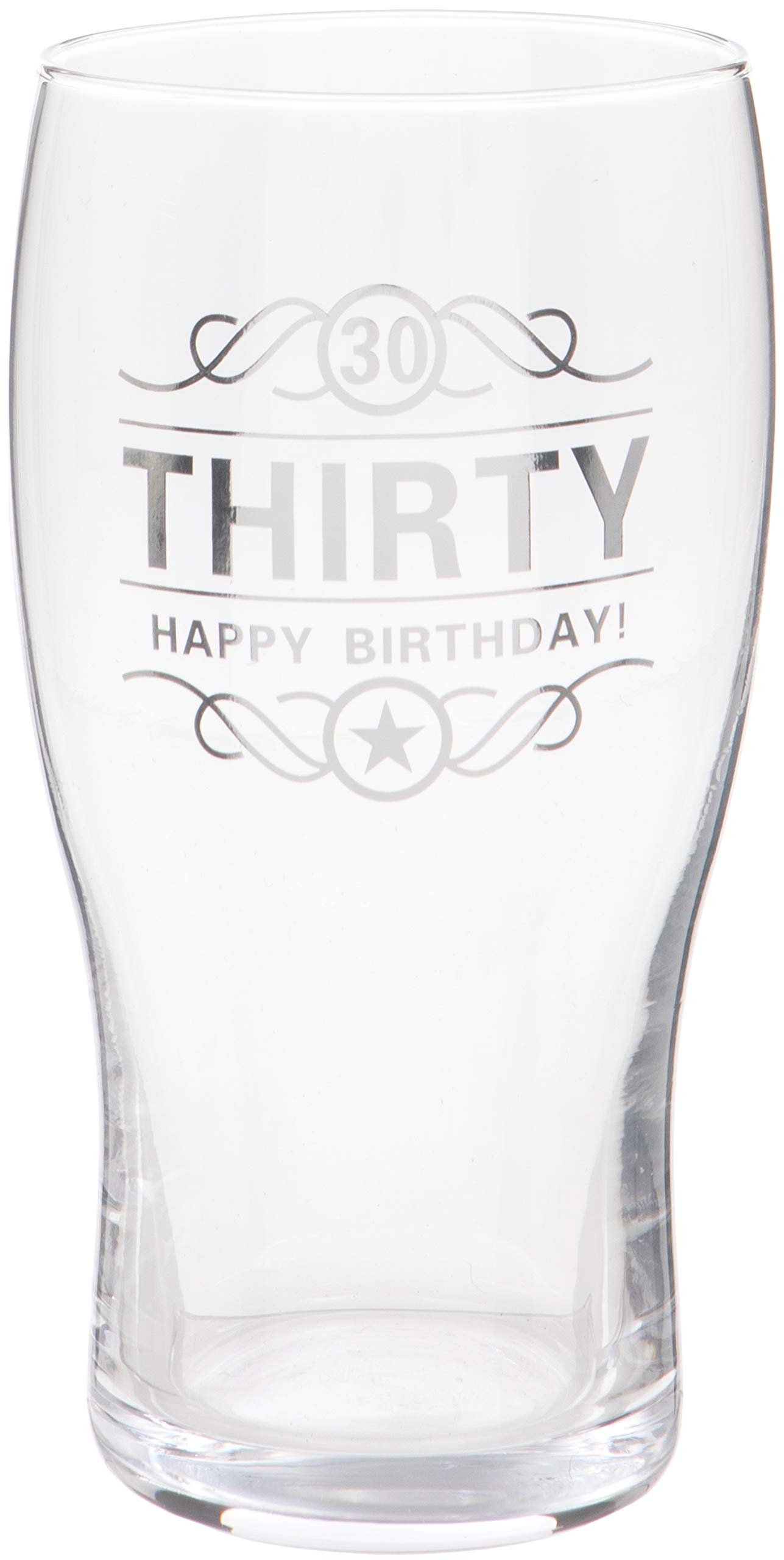 Maturi 30th Birthday Beer Pint Glass - 570ml / 1 Pint