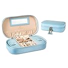 Vlando Small Tassels Jewelry Box Girls Gift Case (Blue)