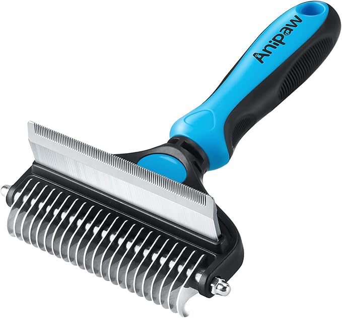 Dog Brush and Cat Dematting Comb Anipaw 2 Sided Undercoat