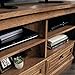 Sauder Palladia Corner TV Stand Console Entertainment Credenza, in Vintage Oak