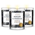 Magnificent 101 Set of 3 Long-Lasting Mercury Retrograde Aromatherapy Candles | 10.5 Oz - 42-Hour Burn | 100% Soy Wax, Herbs & Essential Oils | Ideal for Meditation, Energy Cleansing & Manifestation