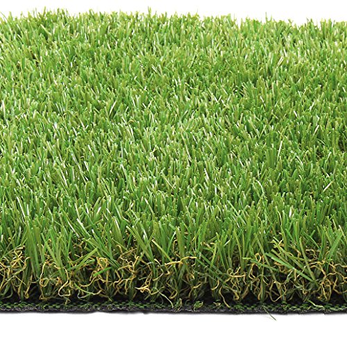 Synturfmats Synthetic Turf Artificial Grass Lawn 7'x10' Rubber Backed With Drainage Holes