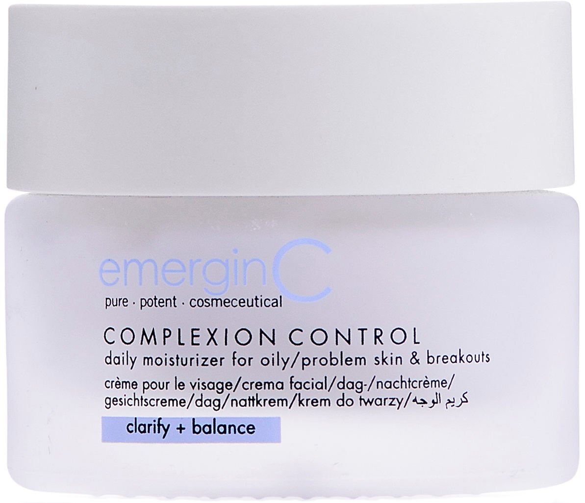 emerginC Complexion Control - Lightweight Facial Moisturizer for Oily, Combination + Blemish Prone Skin (1.6 Ounces, 50 Milliliters)