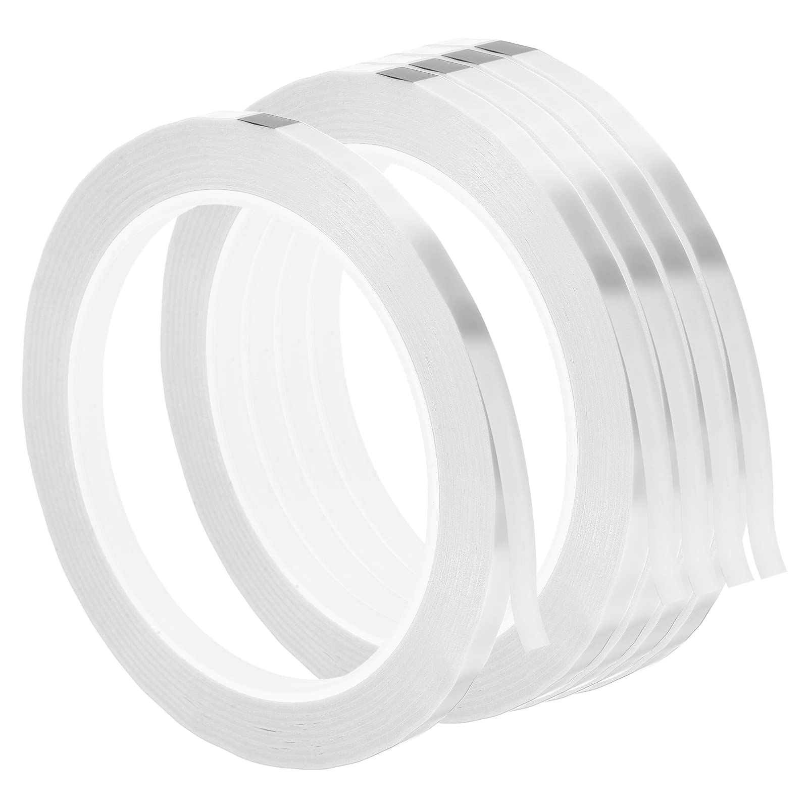 PATIKIL Whiteboard Tape 6mm X 66m, 5 Pack Thin Dry Erase Tape for Graphic Chart Marking DIY Art, White