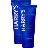 Harry's Shaving Cream for Men with Aloe and Eucalyptus - 6 oz - Conditions Skin and Softens Facial Hair for Shaving - Safe-for Sensitive Skin,(Pack of 4)