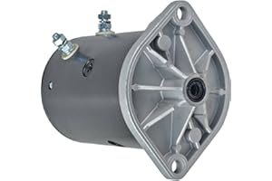 CRANK-N-CHARGE New Snowplow Motor Compatible with/Replacement for Western Fisher w/Two Posts Snow Plow LPL0045, 21500K, 21500K-1, 10757, MM18896, MM18996, AMT0605, 46-2584, 46-3618, MUE6103, MUE6103S, MUE6111