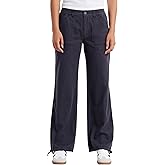 Unionbay Womens Drapey Woven Full Length Straight Leg Pant