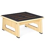 One Step Stool with Non-Slip Rubber Stepping