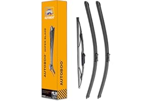 AUTOBOO OEM Windshield Wiper Blade Replacement for GMC Terrain Chevy Equinox 2010-2017 Original Equipment Wiper Blade Set- 24+17+13 (Set of 3) 1 Year Warranty