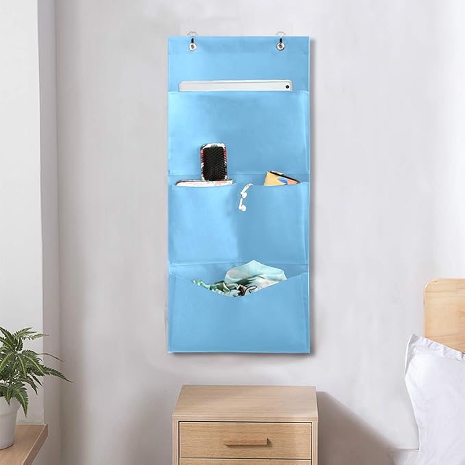 Bolsa de almacenamiento para colgar en la pared, con diseño de color