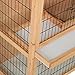 Yaheetech Wooden Rabbit Hutch Coop House,48 x 19 x 33.6'' (LxWxH)