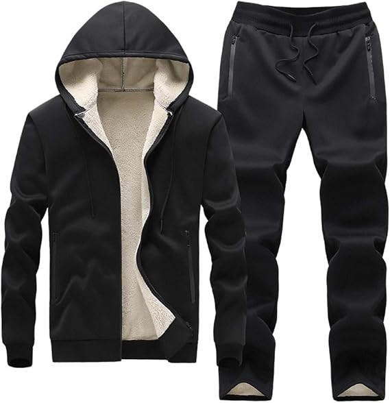 Amazon 上下 セット メンズ フード付き 裏起毛 スウェットメンズ スエット ジャージ ジップアップ パーカー ジャージ カジュアルスーツ ジャージ 長袖 オシャレ服 上着 秋冬 トレーナー パーカー 通販
