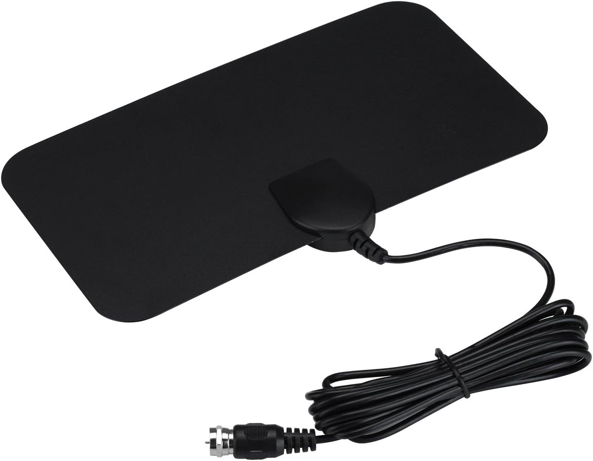 HDTV Antenna, Turbot 25 Miles Indoor Digital TV Antennas USB Power and 10ft Coax Cable