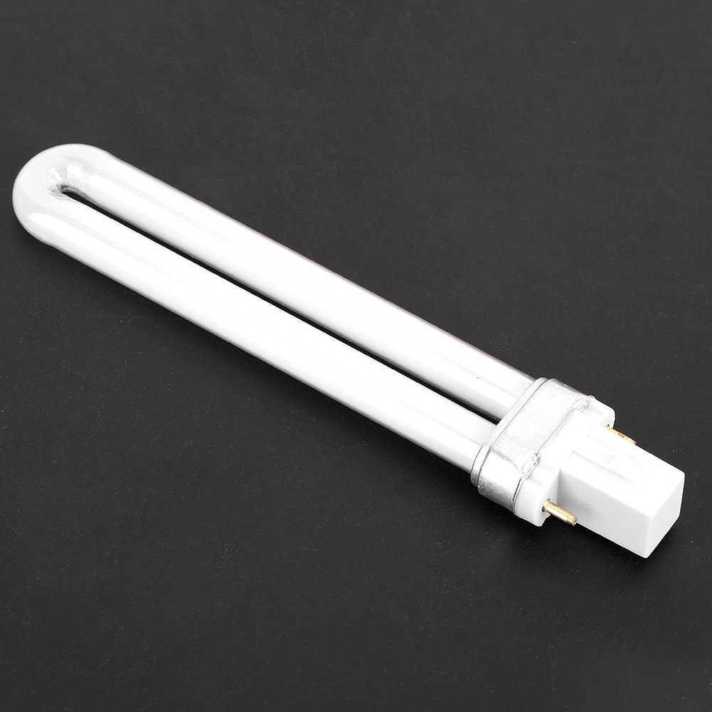 ZJchao 4 Pieces 12 W UV Tubes, UV Tubes for Portable LED Nail lamp, Professional UV Nail Dryer Curing Light Tube Manicure Tool Replacement U Shape UV lamp