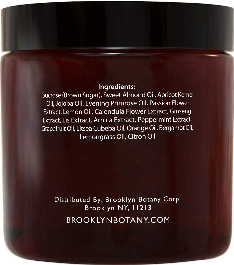 Brooklyn Botany Brown Sugar Body Scrub - Great as a Face Scrub & Exfoliating Body Scrub for Acne Scars, Stretch Marks, Foot Scrub, Great Gifts For Women - 10 oz : Beauty