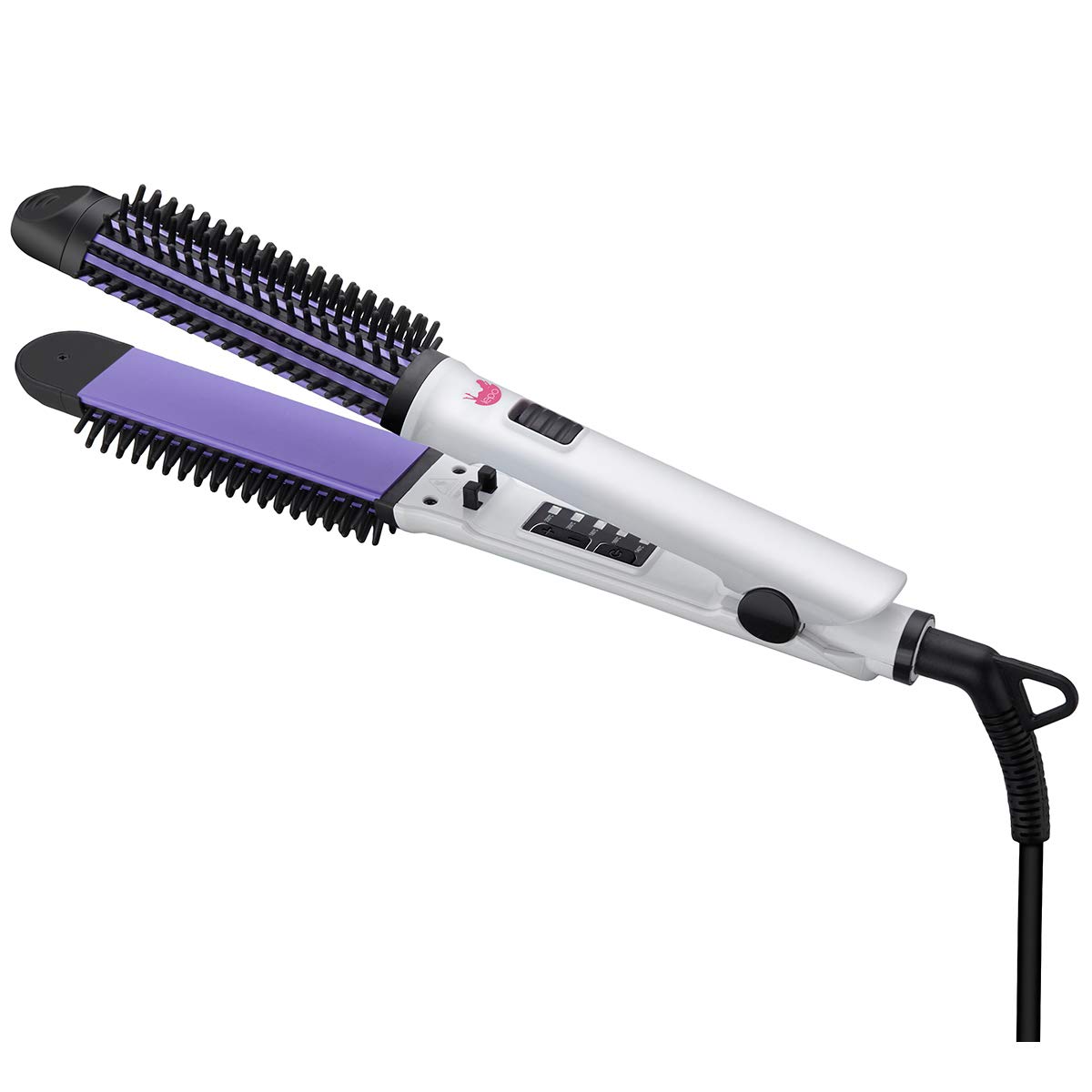 LEPO Hair Straightener, Tourmaline Ceramic Flat Iron for Different Hairstyles with LCD Display and Adjustable Temperature