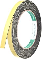 Sourcing Map Sealing Foam Tape 10mm x 1mm 5m Self Adhesive Weather Strip view 5
