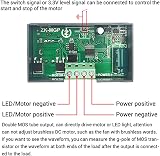Voktta PWM DC Motor Speed Controller 5-30V 12A 360W Adjustable Speed Regulator view 4