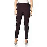 Briggs New York Womens Super Stretch Millennium Welt Pocket Pull on Career Pant (Average & Short & Tall Length)