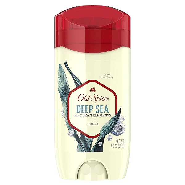 OLD SPICE DEODORANT FOR MEN DEEP SEA WITH OCEAN ELEMENTS SCENT INSPIRED BY NATURE 3 OZ
