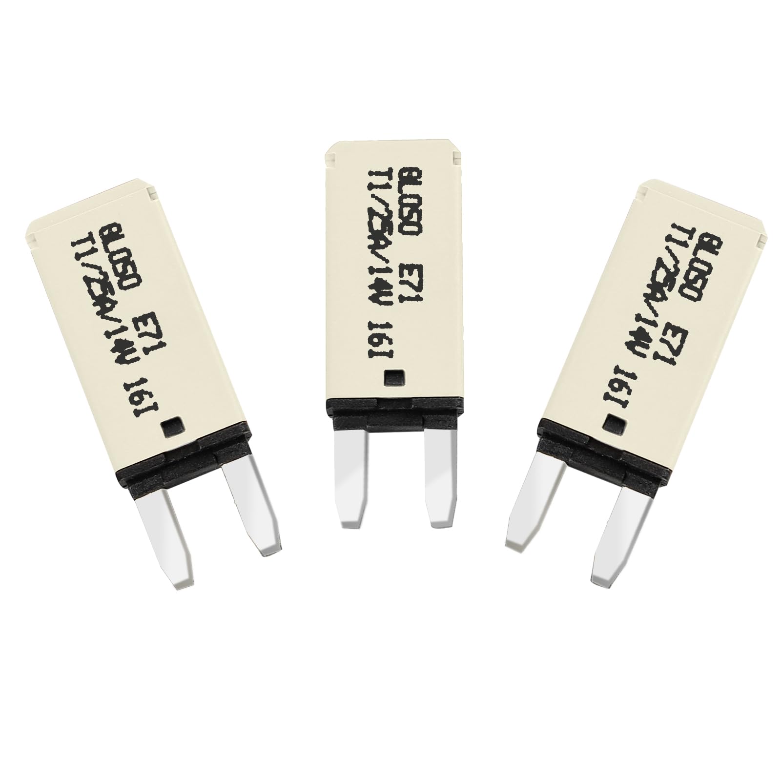 GLOSO Blade Circuit Breaker Mini RV Marine Boat Truck Yacht Auto Reset Audio Solar System Protection ATO ATC 25 Amp 3 PACK E71