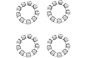 ZYAMY 4pcs Bicycle Crank Ball Bearing 1/4 Inch X 9 Balls Ball Bearings for Bike Crank Bottom Bracket Mountain Bike Parts Repa