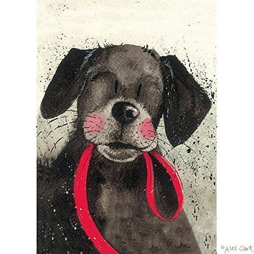 Alex Clark Red Lead Dog Tea Towel