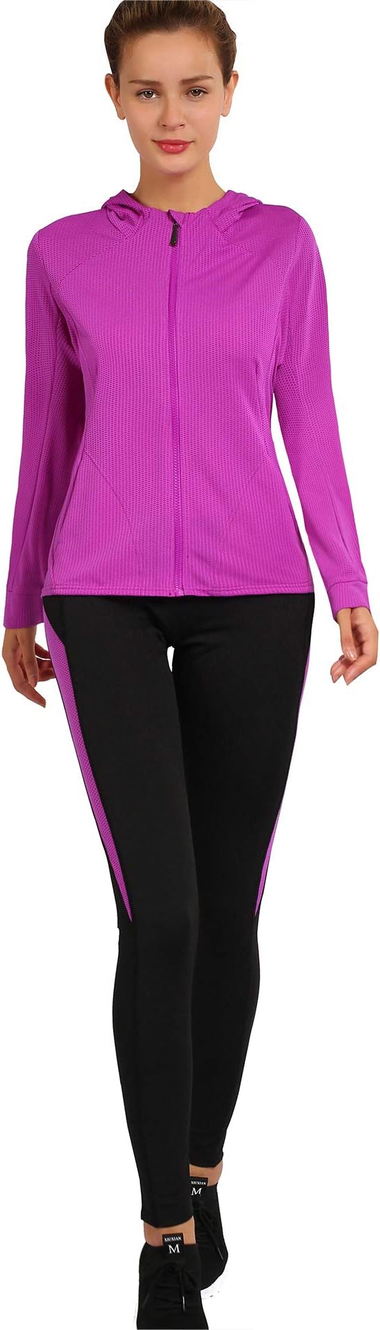 Active Wear Sets for Women -Workout Clothes Gym Wear TracksuitsYoga Jogging Track Outfit Legging Jacket 2 Pieces Set