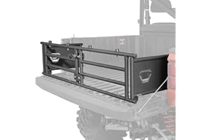 KEMIMOTO Bed Tailgate Compatible with 2017-2025 Polaris Ranger 1000 XP/Crew 2020-2025 Ranger 1000 / Crew UTV Cargo Tailgate B