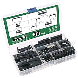 Keadic 49 Pieces FC-10 16 20 26 Pin Female Header